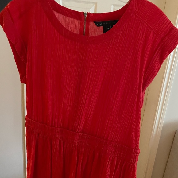 MARC BY MARC JACOBS 'Aliyah' Crinkle Cotton Dress - Picture 6 of 6